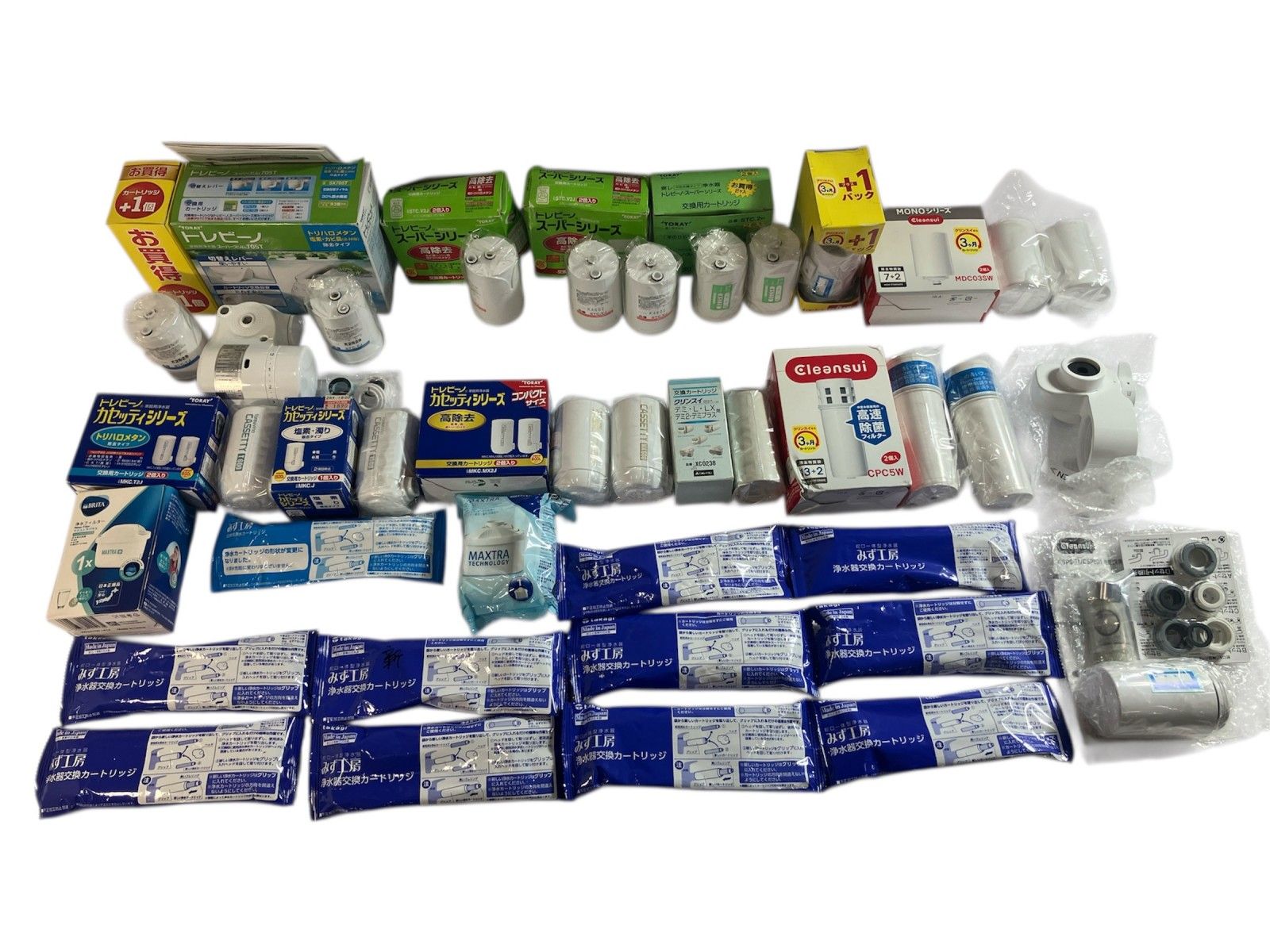 浄水用カートリッジ いろいろまとめ トレビーノ クリンスイ みず工房 ブリタ 浄水フィルター 他 3.35 kg