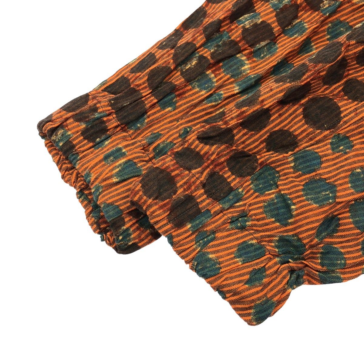 45R フォーティファイブアール ヒッコリー風呂敷のプリントドレス