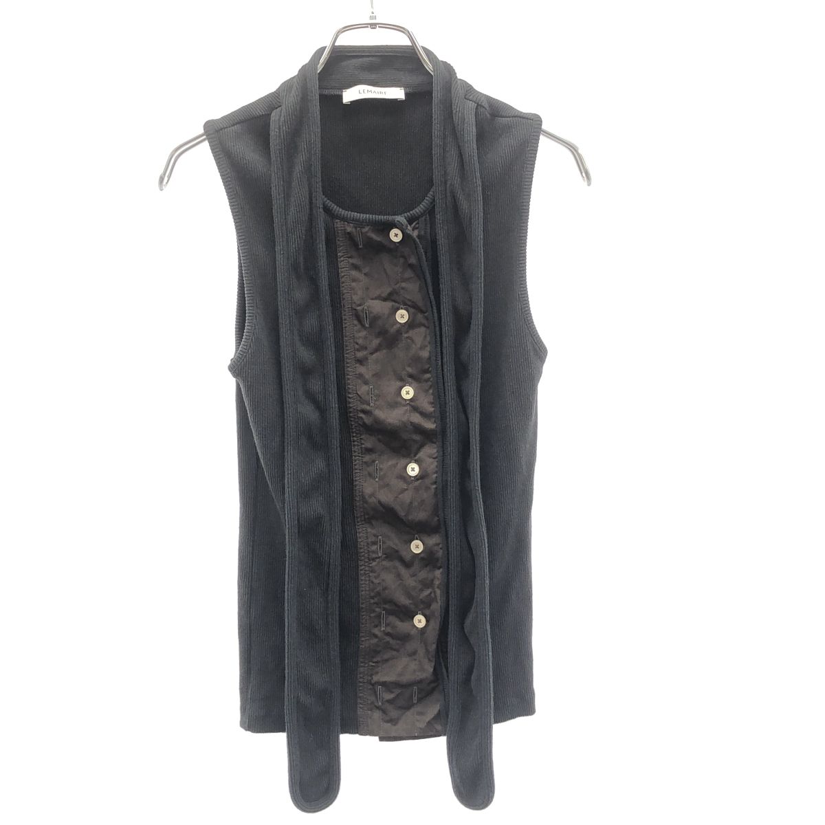 LEMAIRE ルメール 25 SS FITTED TOP タンクトップ TO 1351 LJ 1030 スミクロ系 S