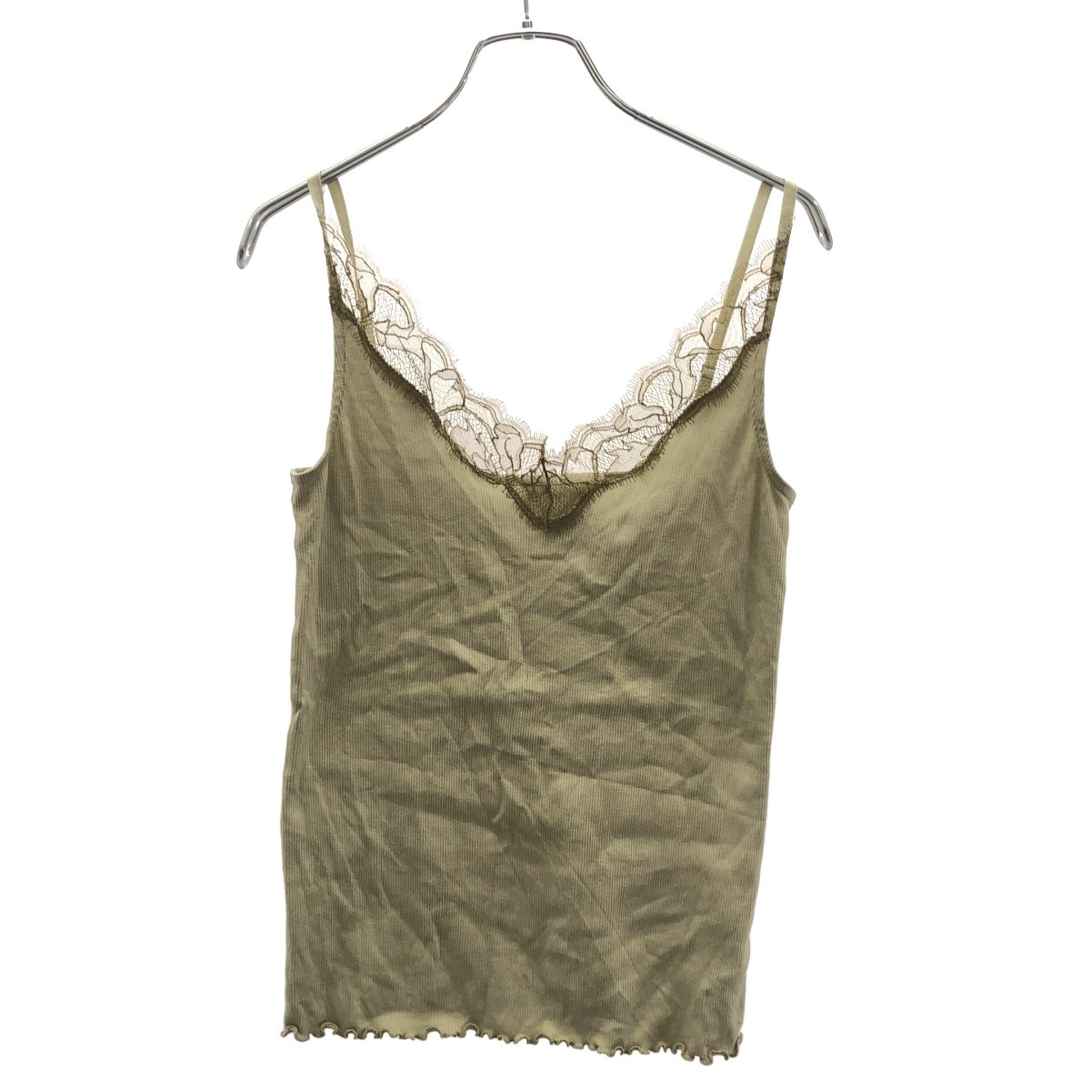 BLAMINK ブラミンク 25 AW レースコンビキャミソール 7917 299 0062 グリーン F