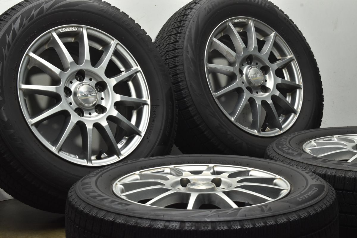 セレナ ノア ヴォクシーなどに シュナイダー 15 in 6 J 45 PCD 114 3 ブリヂストン ブリザック VRX 2 195 65 R ステップワゴン