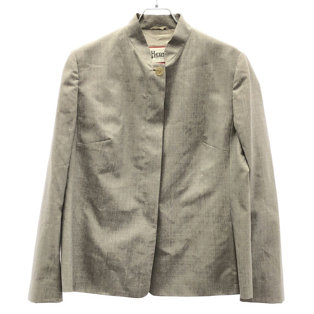HERNO ヘルノ Loro Piana社 ウールジャケット グレー 46
