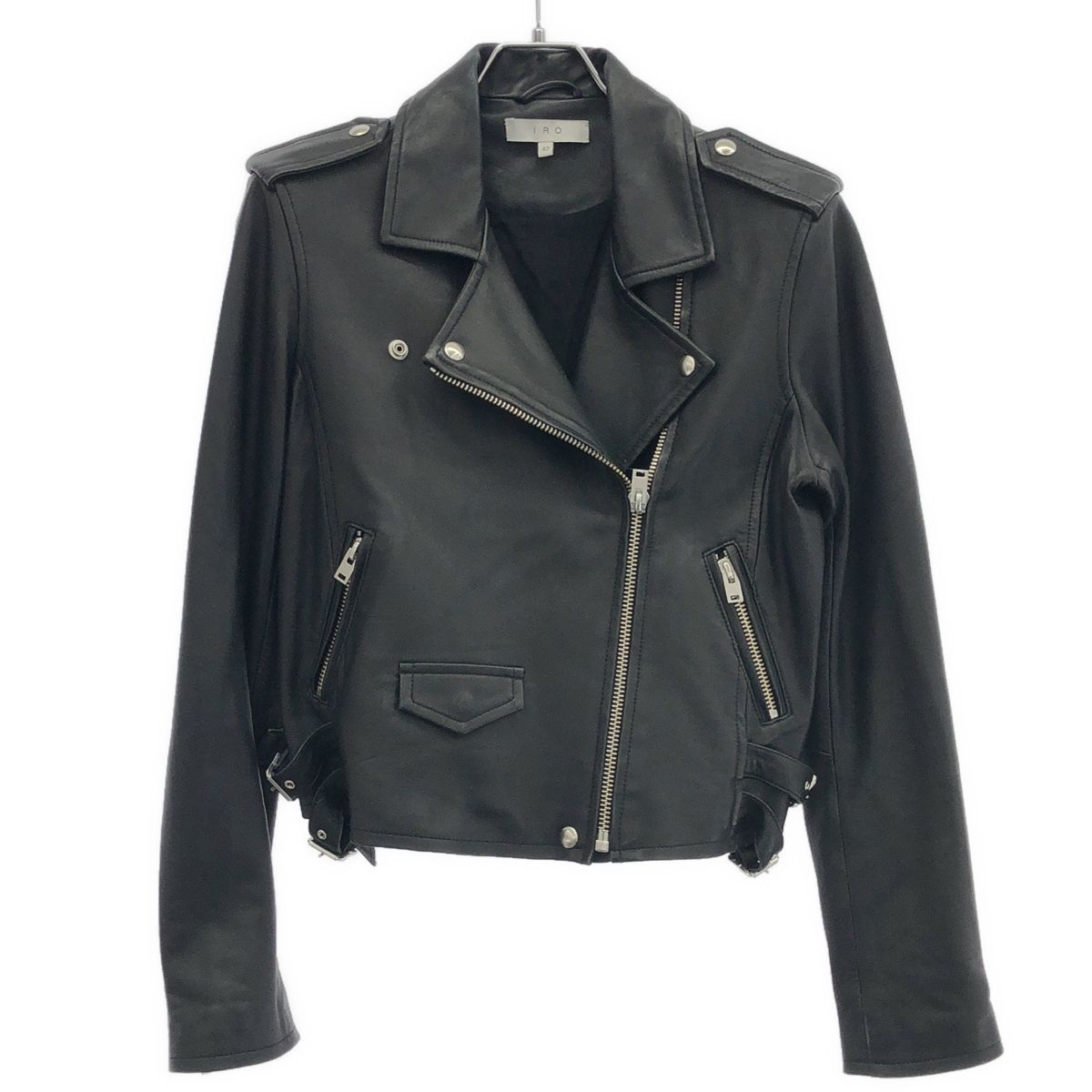 IRO イロ LEATHER JACKET アッシュビルレザーライダースジャケット ブラック 42