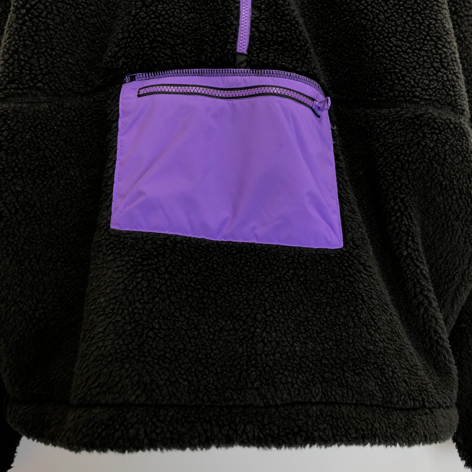 中古品】NIKE ナイキ アノラック ボアジャケット 刺繍ロゴ ハーフ