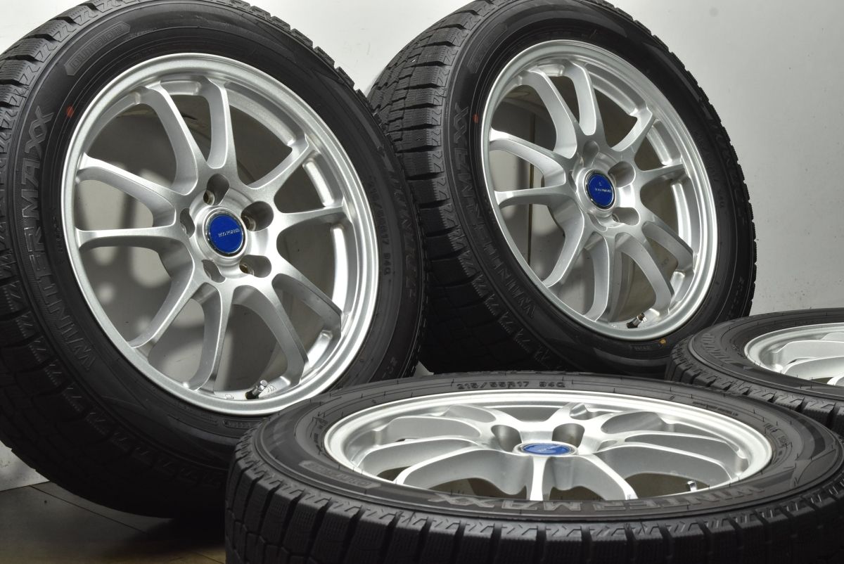 製 バリ溝 トヨタ車 設計 エコフォルム 17 in 7 J 45 PCD 114 3 ダンロップ WM 02 215 55 R 200 クラウン ロイヤル 50 カムリ