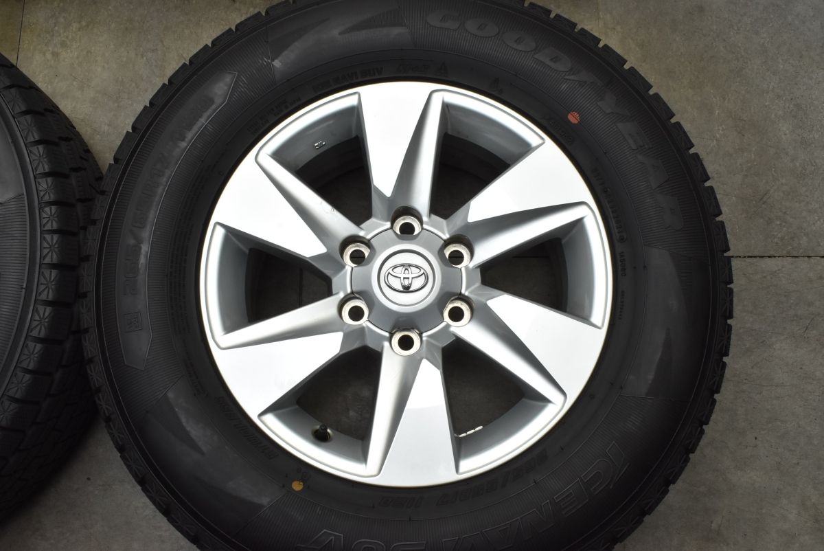 程度良好品】トヨタ 150 ランドクルーザープラド 後期 純正 17in 7.5J