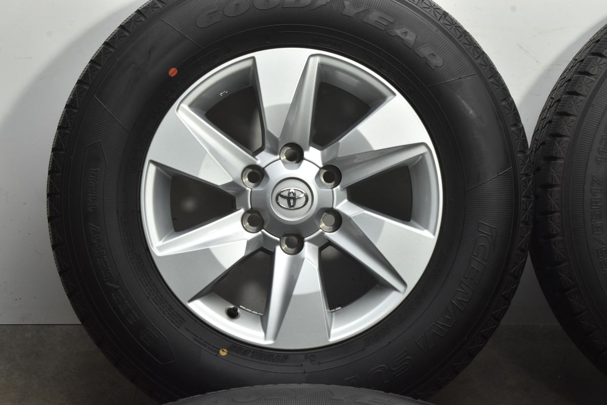 程度良好品】トヨタ 150 ランドクルーザープラド 後期 純正 17in 7.5J