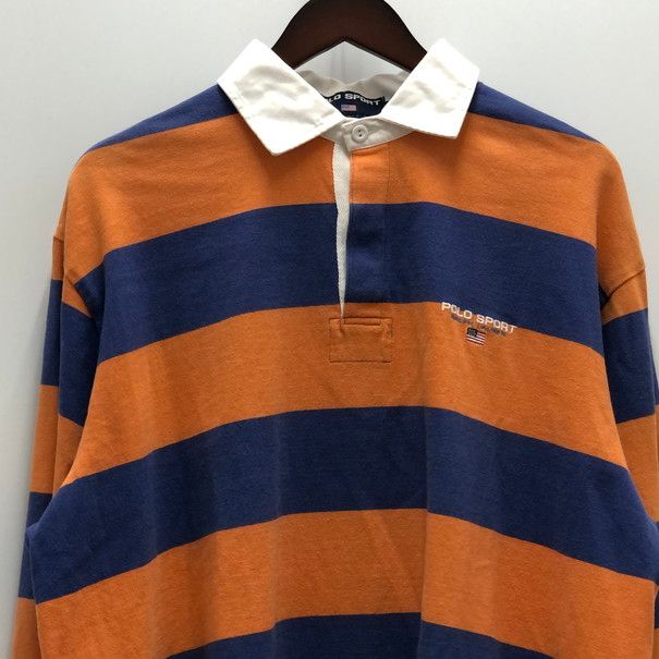 中古品】POLO SPORTS ポロスポーツ POLO SPORT ラガーシャツ (fuz
