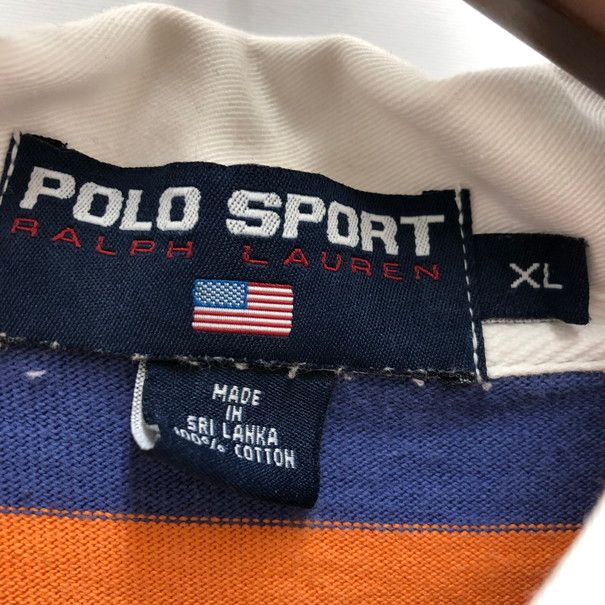 中古品】POLO SPORTS ポロスポーツ POLO SPORT ラガーシャツ (fuz