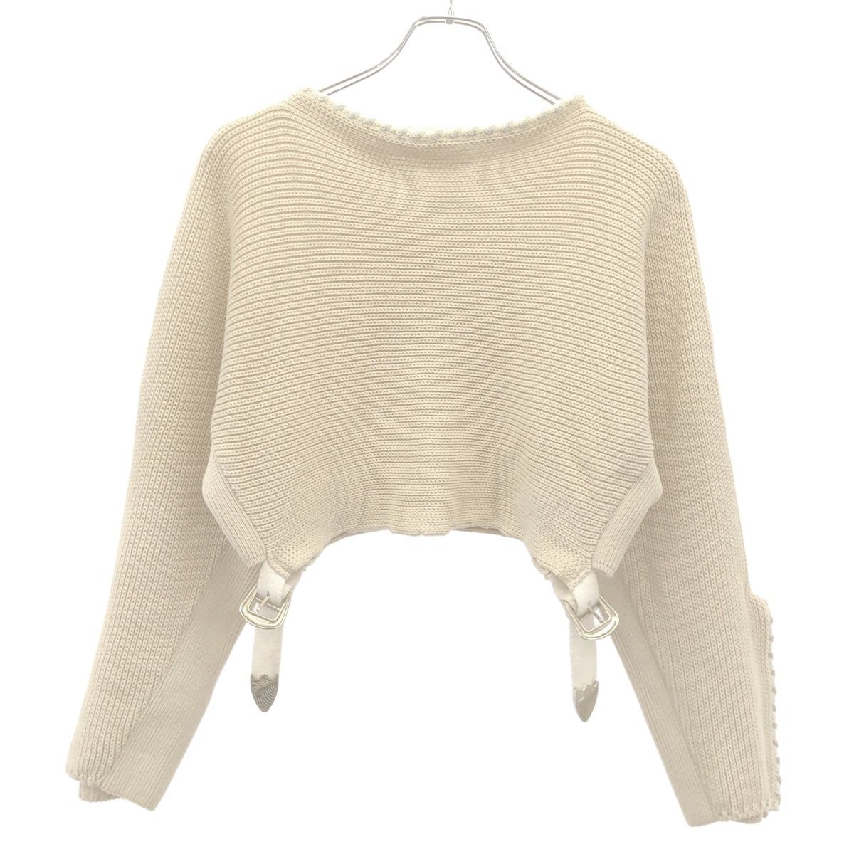 TOGA PULLA トーガ プルラ クロップドベルトニットセーター TP71-XN210