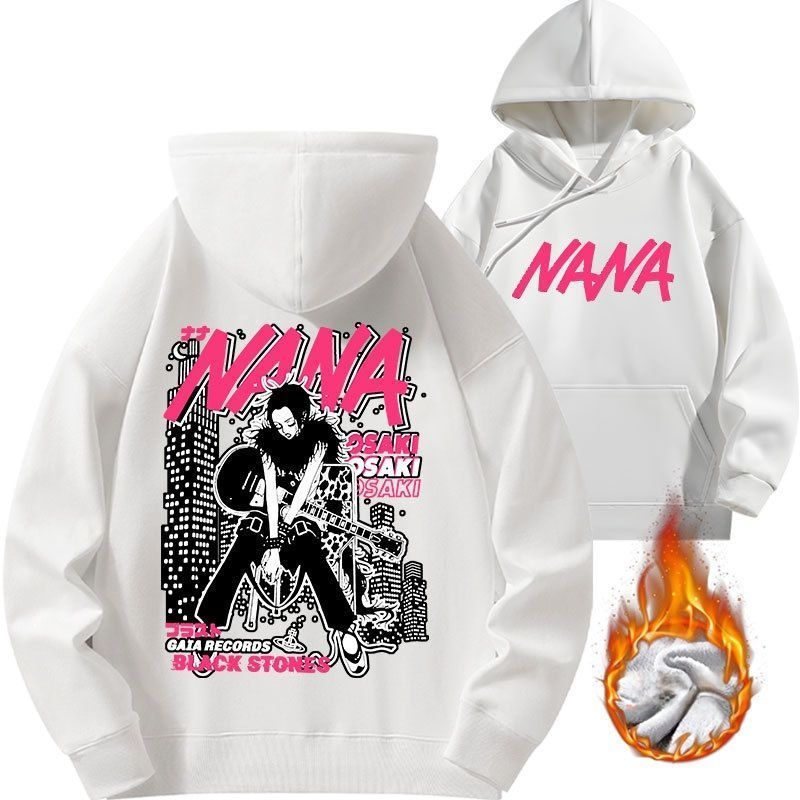 パーカー ナナ 大崎ナナ プリント フーディ アニメ スウェット メンズ