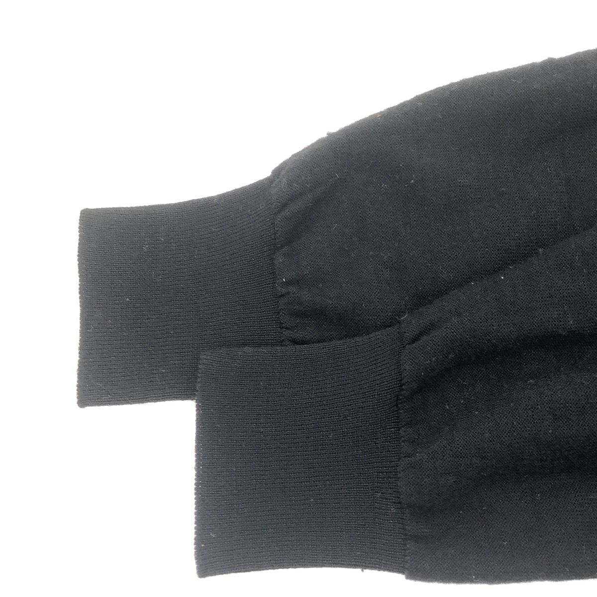 LEMAIRE ルメール 20AW ダブルレイヤードデザインカーディガン KN472 LK087 ブラック S LEMAIRE ルメール 20AW ダブルレイヤードデザインカーディガン KN472
