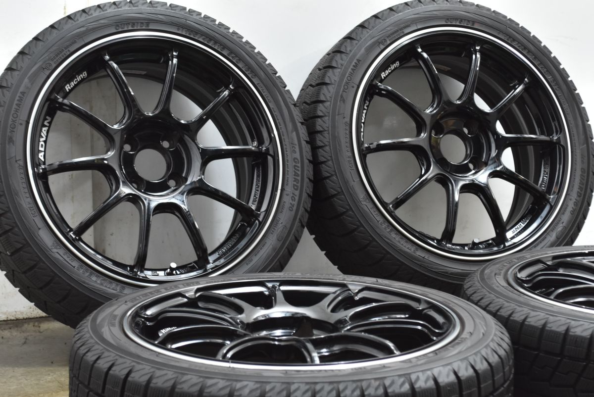 バリ溝 アドバンレーシング RZ 2 16 in 6 5 J 35 PCD 98 ヨコハマ アイスガード iG 70 195 45 R フィアット 500 パンダ アバルト 595