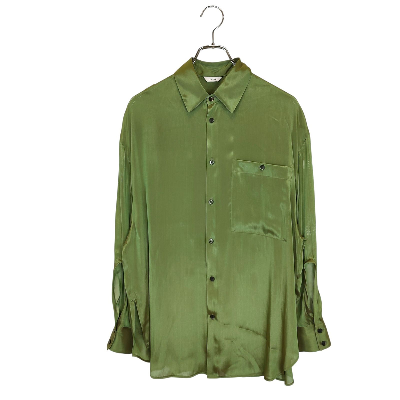 CLANE クラネ CHAMBRAY LOOSE SHIRT シャンブレー ルーズ 長袖 シャツ 