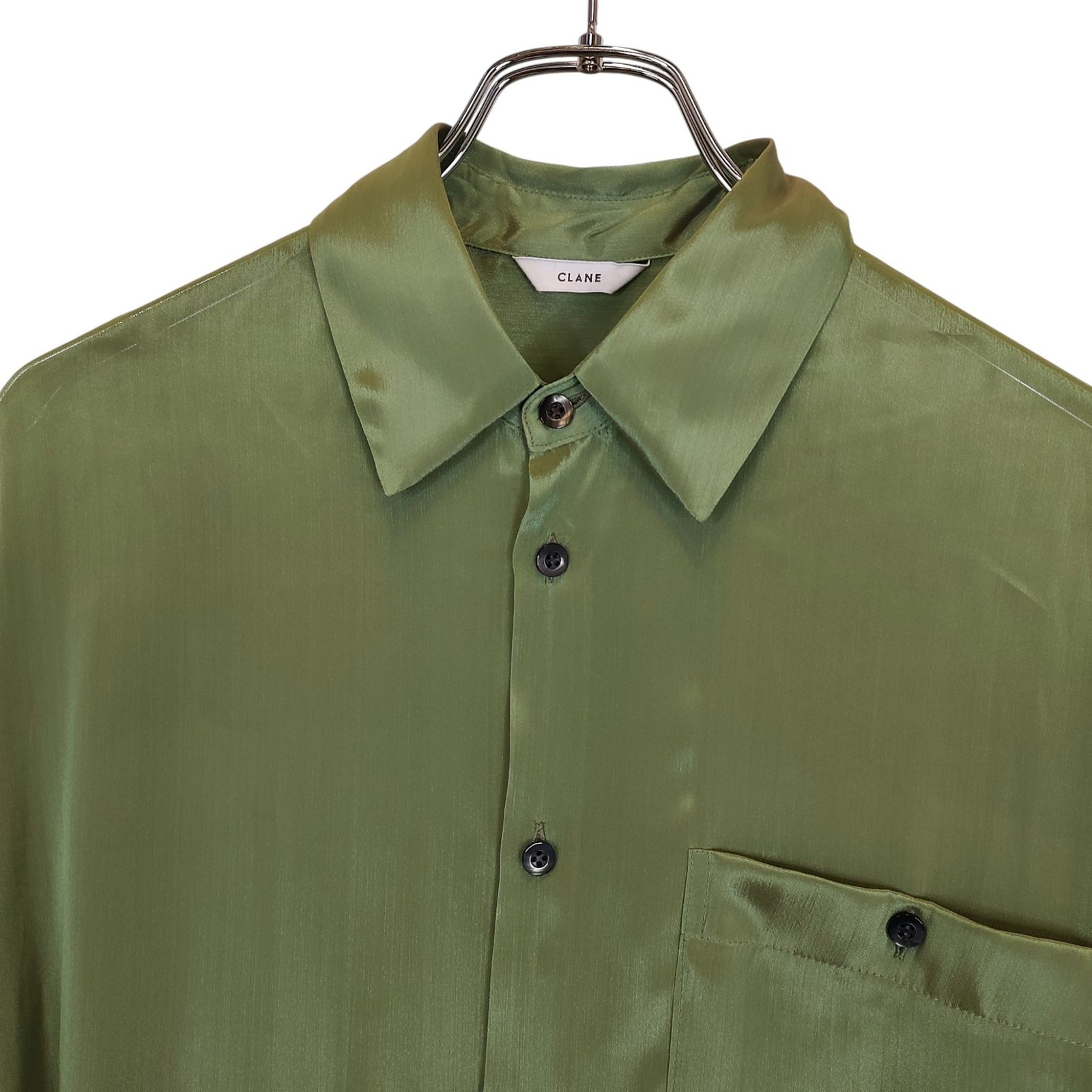 CLANE クラネ CHAMBRAY LOOSE SHIRT シャンブレー ルーズ 長袖 シャツ 