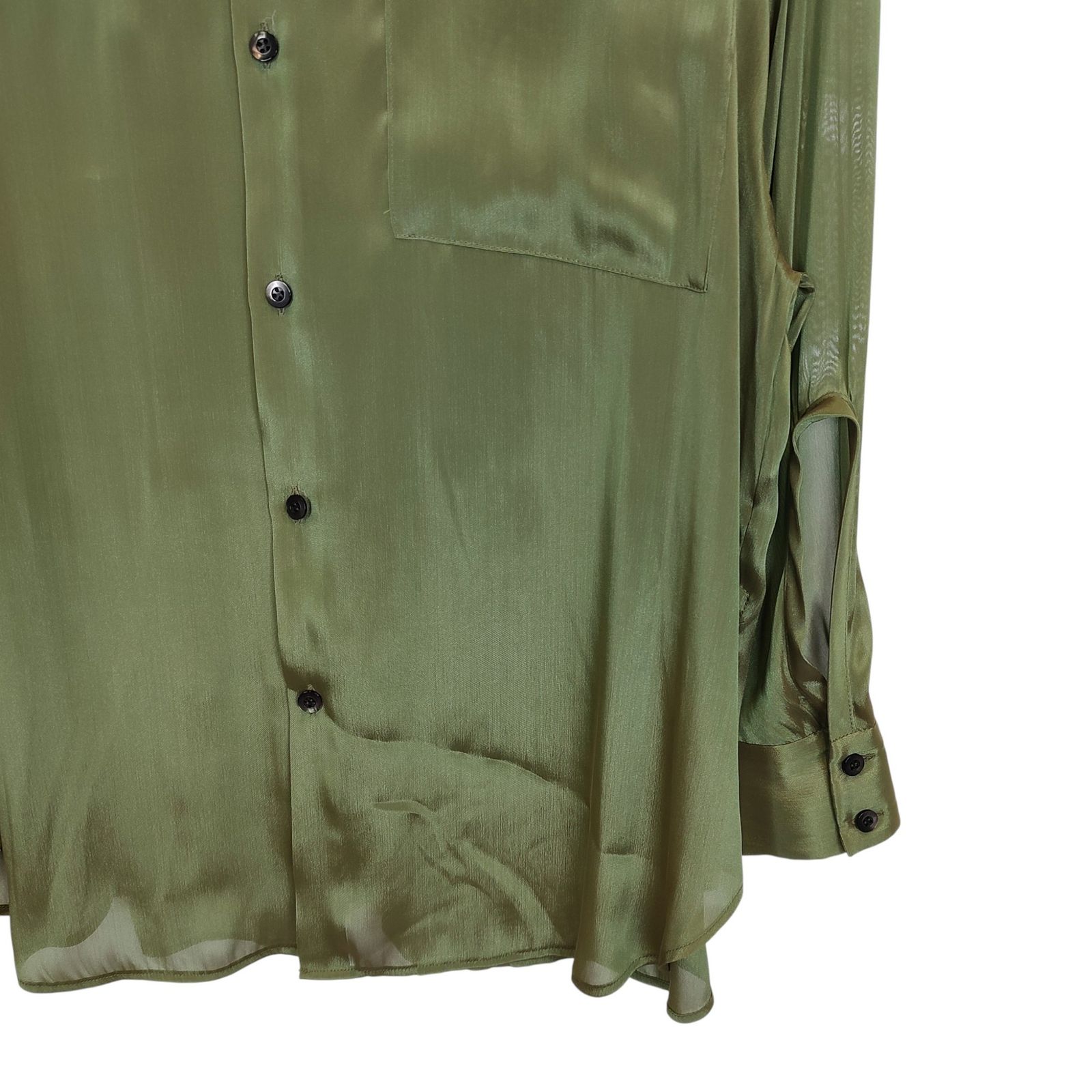 CLANE クラネ CHAMBRAY LOOSE SHIRT シャンブレー ルーズ 長袖 シャツ 