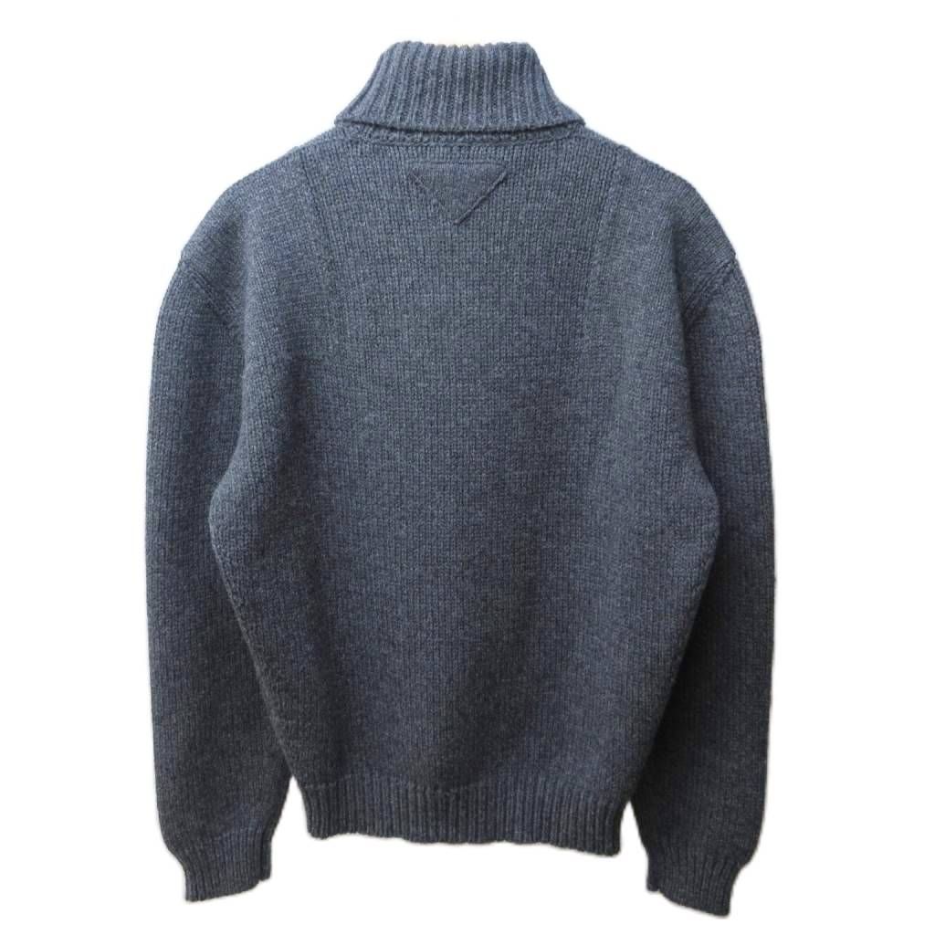 プラダ PRADA 美品 2022 シェットランドウール ニット セーター