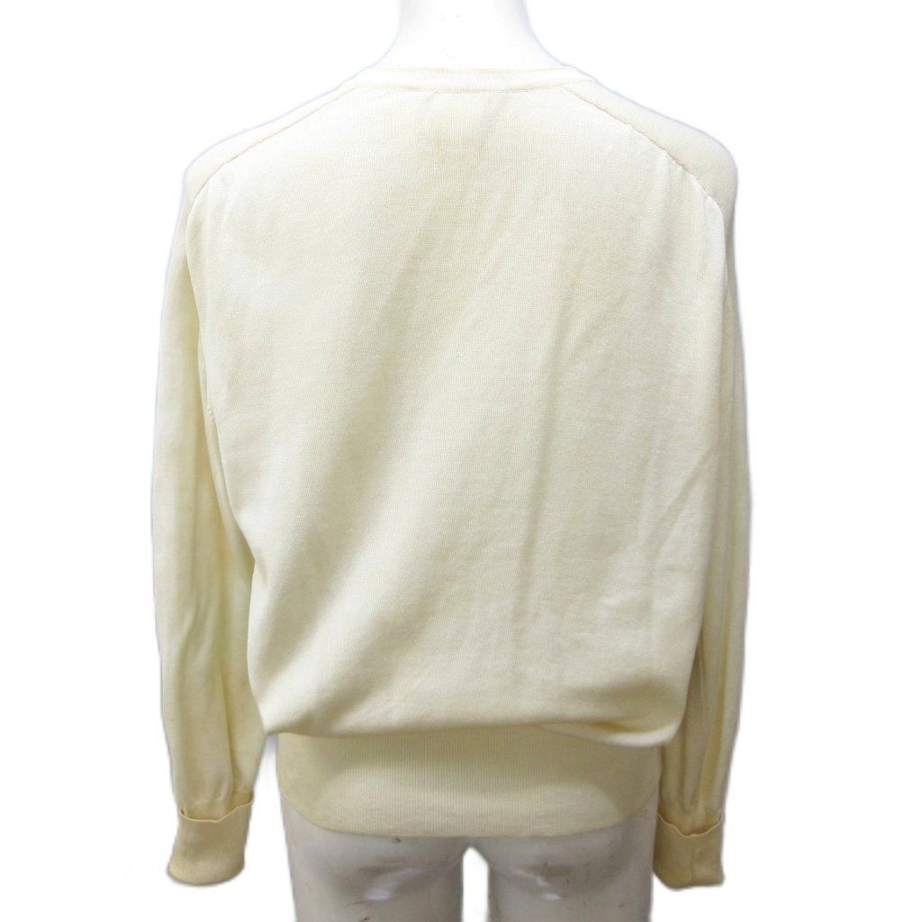 エルメス HERMES CHANTILLY 競馬場 ニット カーディガン 切替 スカーフ