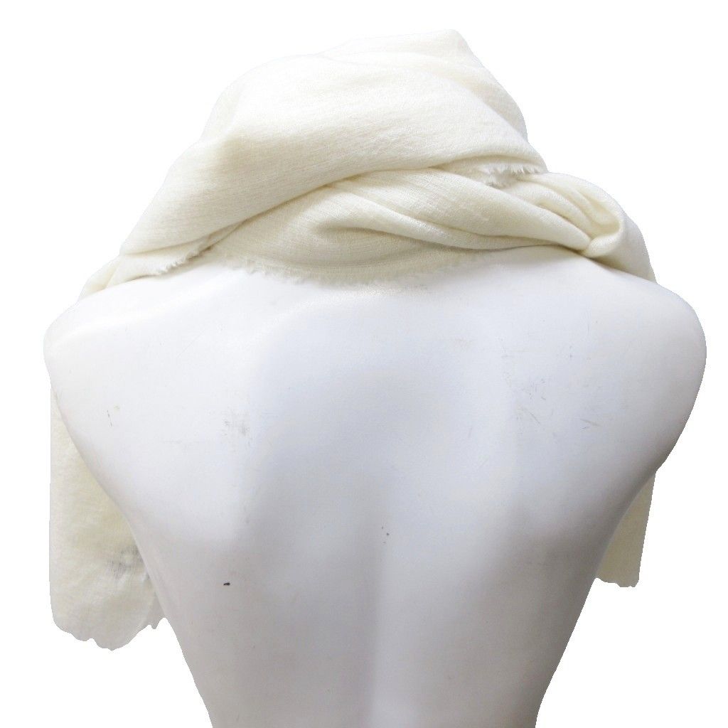 シャネル CHANEL ココマーク エンブロイダリー カシミヤ 大判ストール