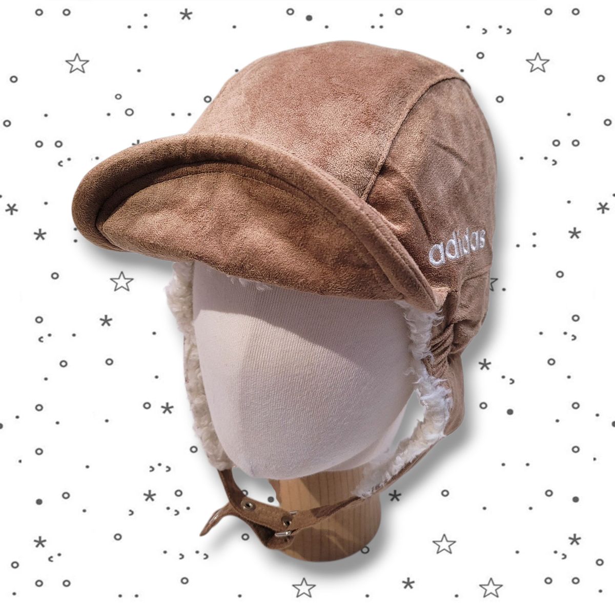 ADIDAS アディダス シープスキン イヤーフラップ キャップ 帽子