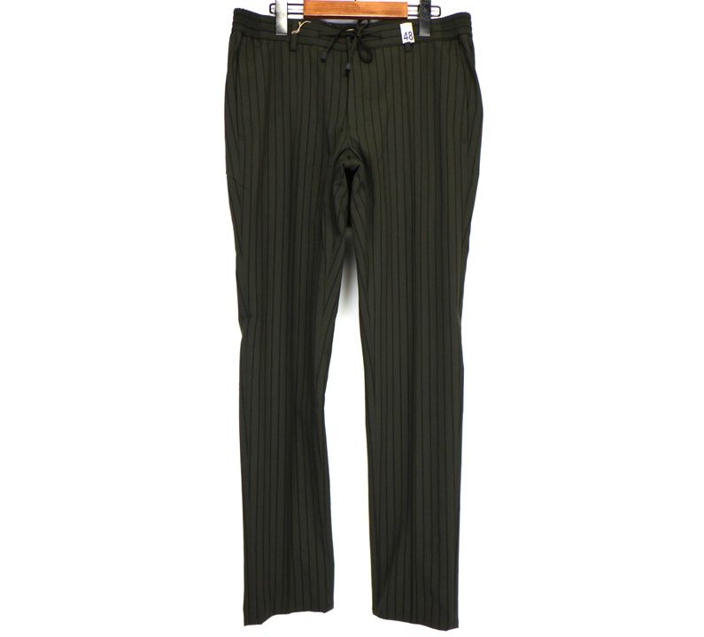 ジャブス アルキヴィオ giab s M 1 A 3728 永久クリース ストライプ スラックス パンツ 46274