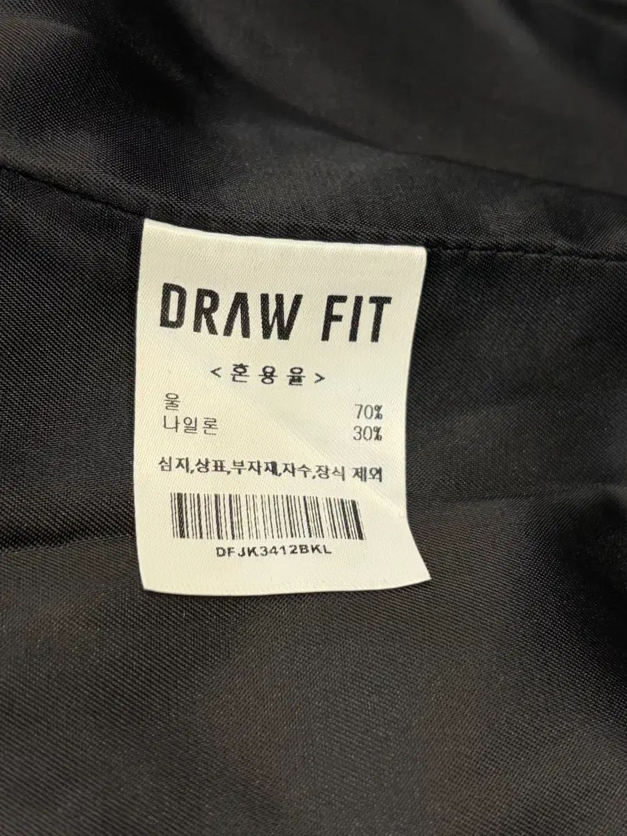 L DRAW FIT ウール スタジアム LINE ジップアップ ジャケット ブラック 7 9 テーラードジャケット ジャケット アウター メンズ