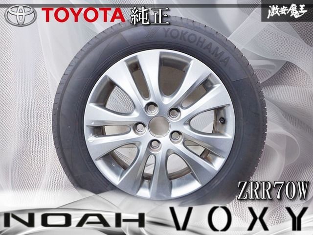 25年タイヤ付き トヨタ ZRR 70 W ノア ヴォクシー 16インチ 6 J 50 5穴 PCD 114 3 ホイール ヨコハマ 1本