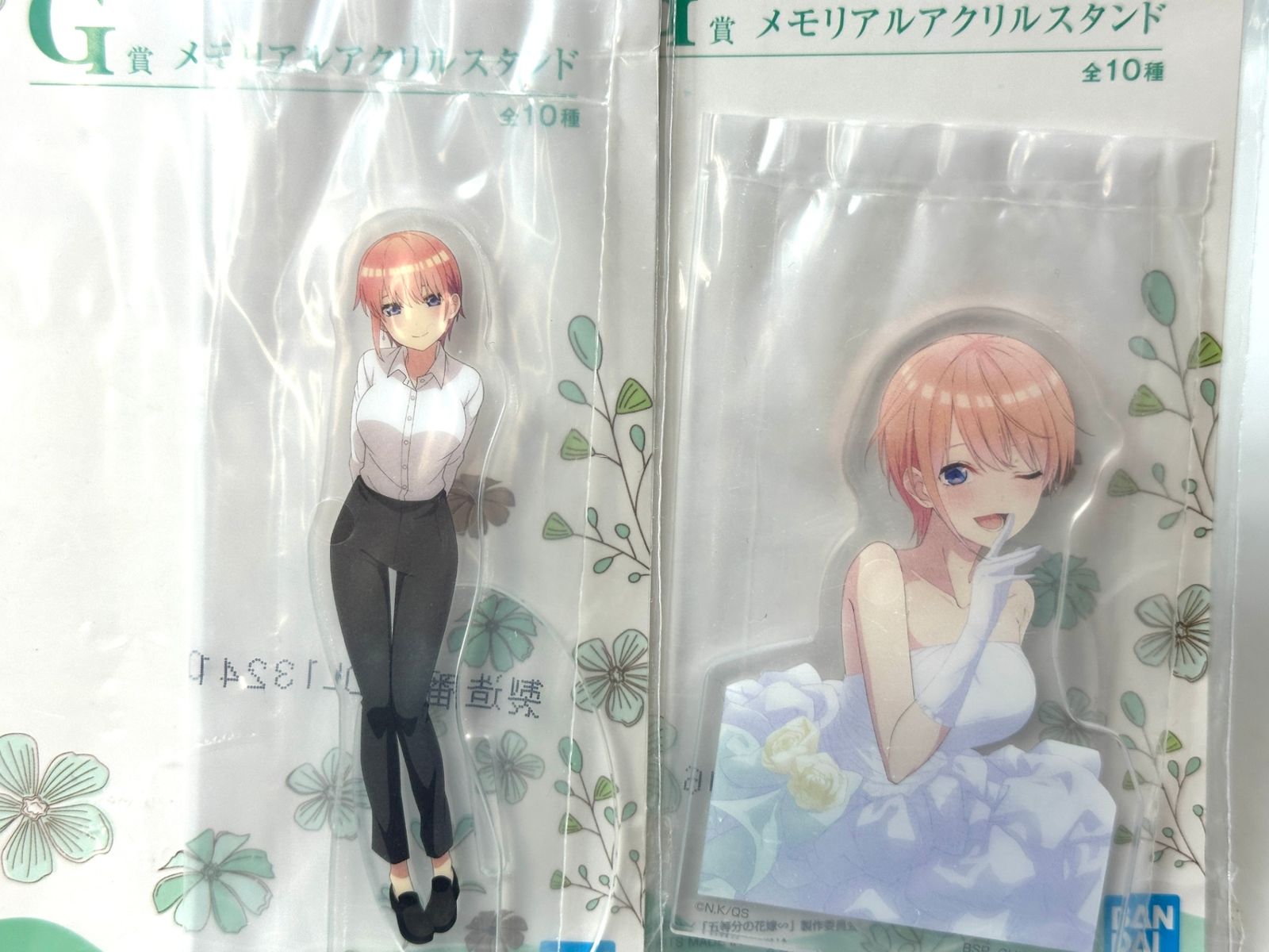 一番くじ 五等分の花嫁 五つ子ハネムーン‼ G賞 メモリアルアクリル