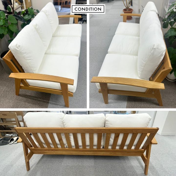 美品/送料無料】アーバンリサーチドアーズ ソファ 3人掛け 幅179cm