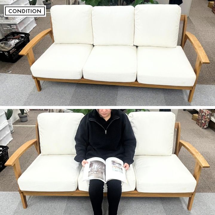 美品/送料無料】アーバンリサーチドアーズ ソファ 3人掛け 幅179cm