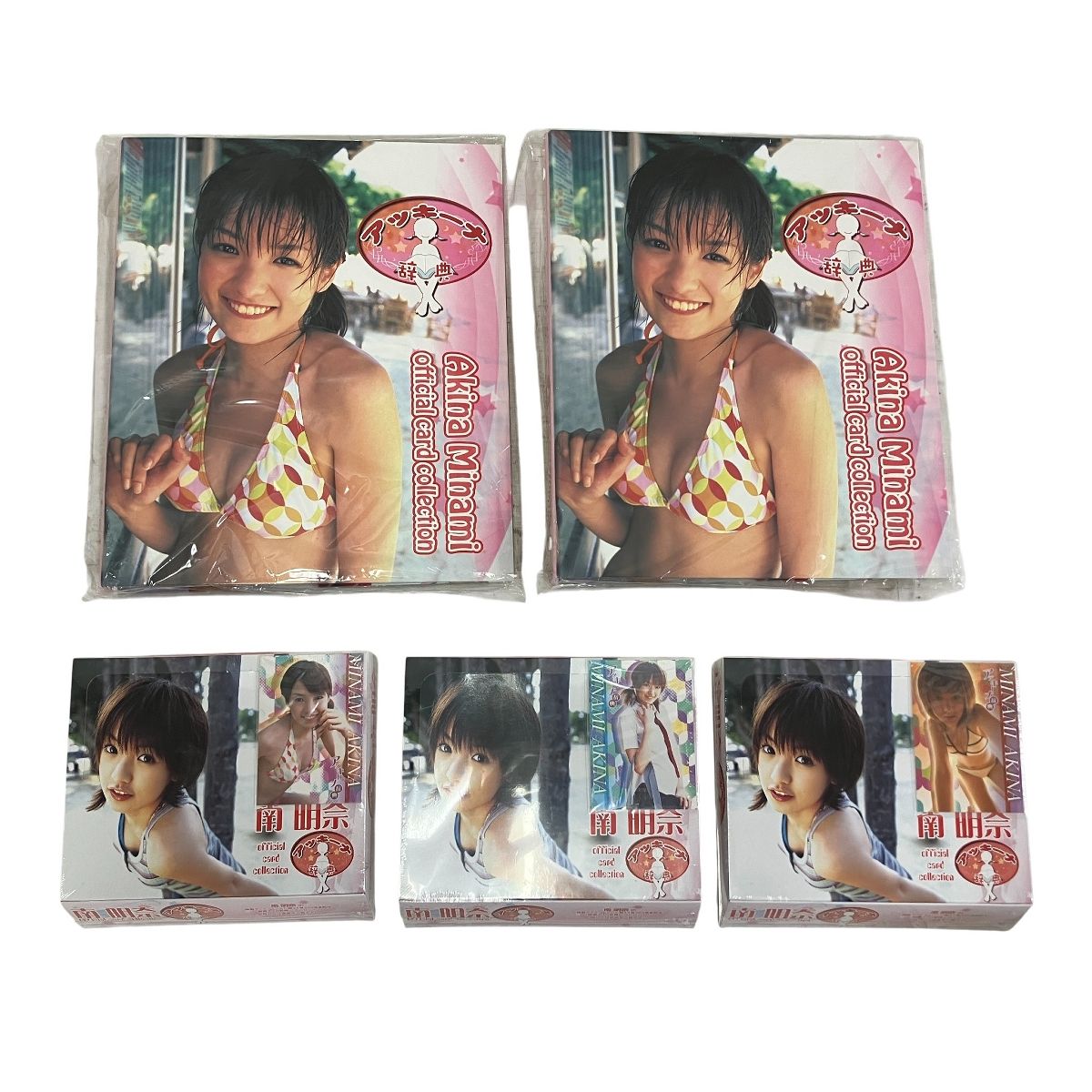 アイドル カード バインダー セット 南明奈 鈴木あみ 安めぐみ ほしのあき 安田美沙子 ボックス ブロマイド