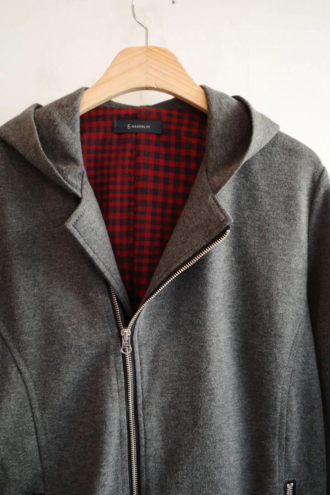 RAGEBLUE レイジブルー コットン ライダースジャケット