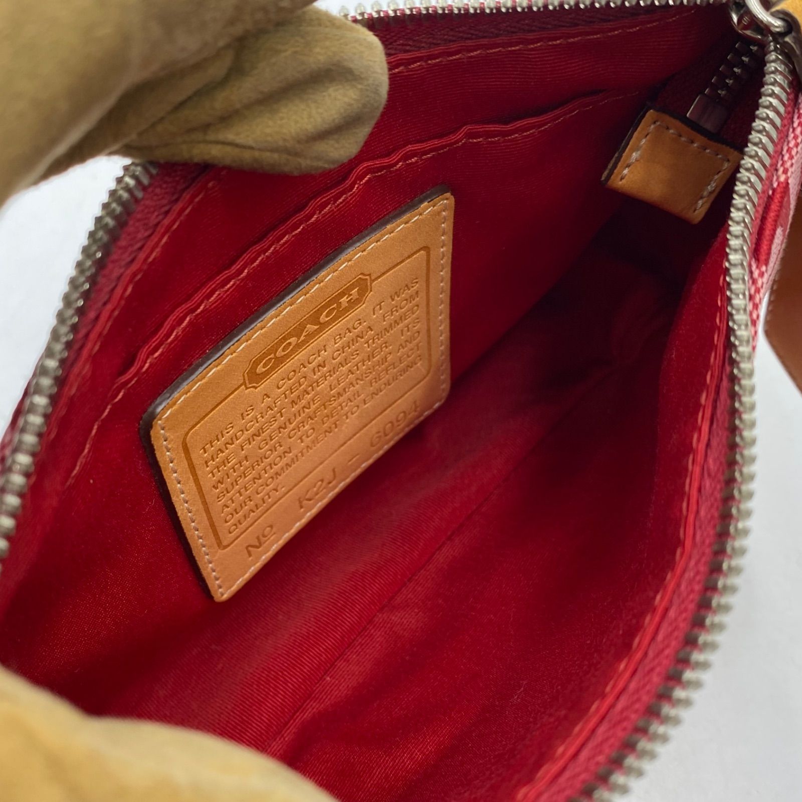 COACH コーチ 6094 シグネチャー アクセサリーポーチ アクセポ