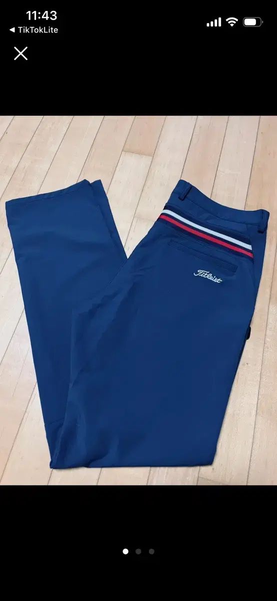 タイトリスト ネイビー ゴルフ ズボン 34