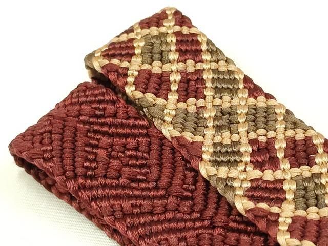 平和屋着物○創業280年 誉田屋源兵衛 無形文化財 江戸組紐 五嶋