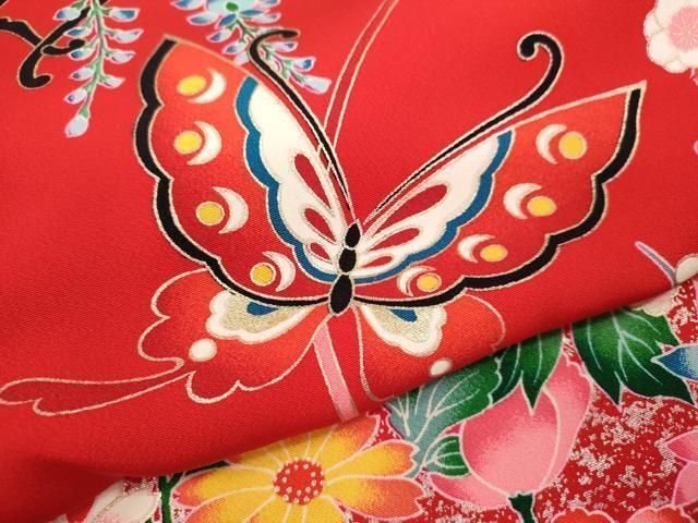 花車 鈴舞蝶花文