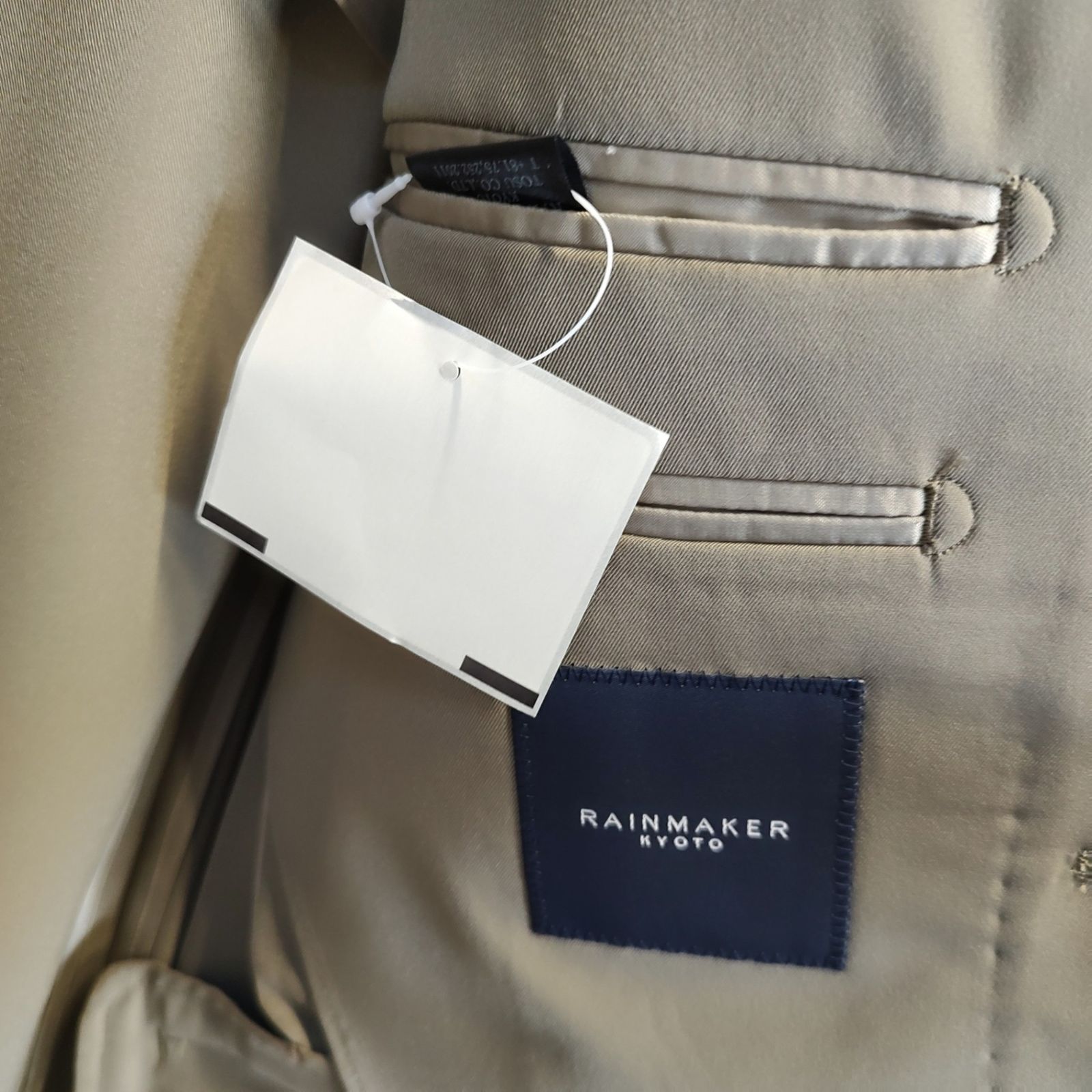 RAINMAKER レインメーカー ノーカラー カラーレス テーラード