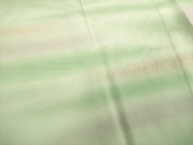 平和屋着物●上質な長襦袢 無双仕立て 霞文 暈し染め 鈴乃屋扱い 正絹 逸品 未使用 DAAZ0586ps