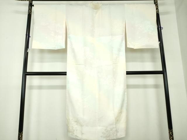 平和屋着物 上質な長襦袢 無双仕立て 御所車花地紋 暈し染め やまと誂製 正絹 ps