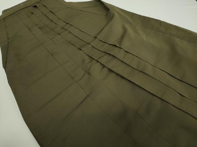 平和屋着物 男性 本場神代仙台平 馬乗袴 縞 正絹 ps