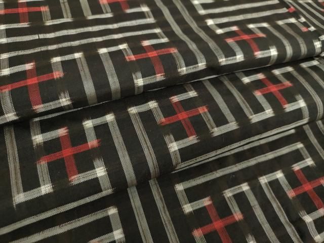 平和屋着物○本場大島紬 龍郷絣 秋名バラ 正絹 逸品 DAAZ0619ps - メルカリ