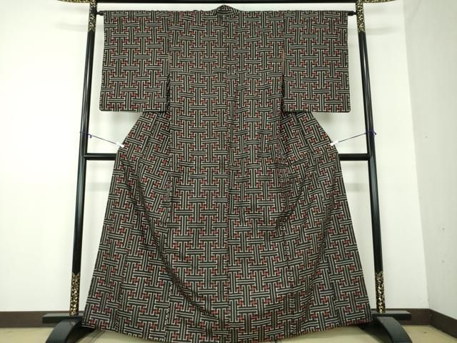 平和屋着物○本場大島紬 龍郷絣 秋名バラ 正絹 逸品 DAAZ0619ps - メルカリ