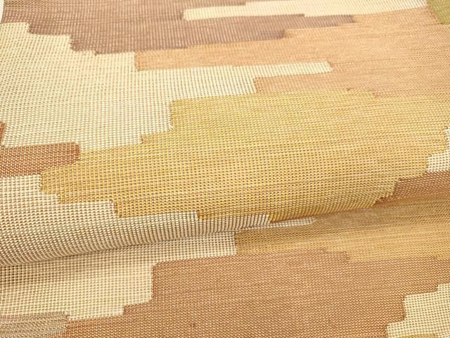 平和屋着物○俵屋 人間国宝 喜多川平朗 有職織物 九寸名古屋帯 霞文