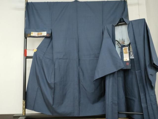 平和屋着物○男性 本場大島紬 アンサンブル 100亀甲 総詰め 手織り