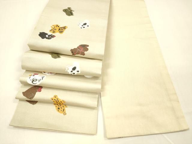 平和屋着物 半幅帯 干支 cm