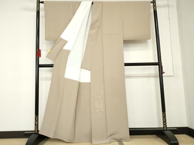 平和屋着物 豪華色留袖 刺繍 枝花文 正絹 cs