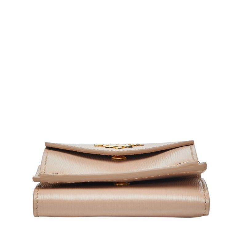 プラダ 三つ折り財布 コンパクトウォレット 1MH021 ベージュ ヴィッ