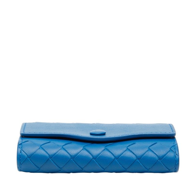 ボッテガヴェネタ イントレチャート ストア キーケース 4連 ブルー