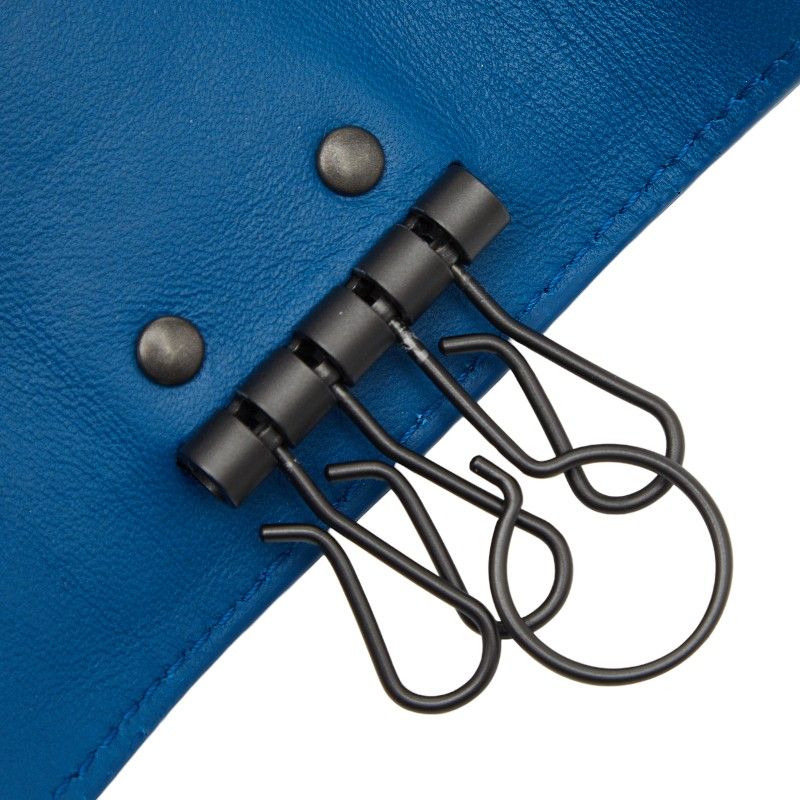 ボッテガヴェネタ イントレチャート ストア キーケース 4連 ブルー