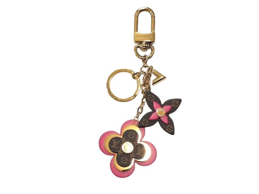 LOUIS VUITTON ルイヴィトン キーホルダー ポルトクレ ブルーミングフラワー M 63084 マルチ モノグラム レディース